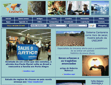 Tablet Screenshot of ecolnews.com.br